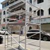 Construcción de andamios rodantes Torre de andamio de aluminio móvil múltiples